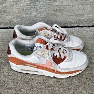 Nike Air Max 90 Sun Club Member Exclusive Shoes Tan/Orange